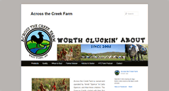 Desktop Screenshot of acrossthecreekfarm.com