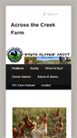 Mobile Screenshot of acrossthecreekfarm.com